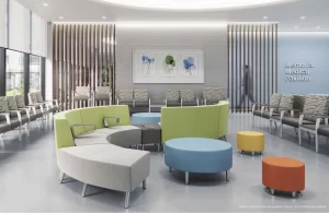 Waiting Area River & Primacare Seating Tables