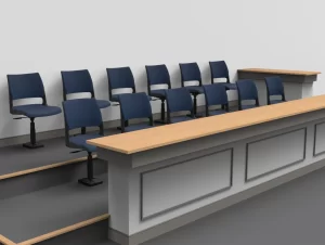 Jury Base Fixed Seating