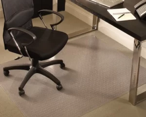 Everlife Chair Mat for Medium Pile Carpet, 46" x 60" Rectangle, Clear